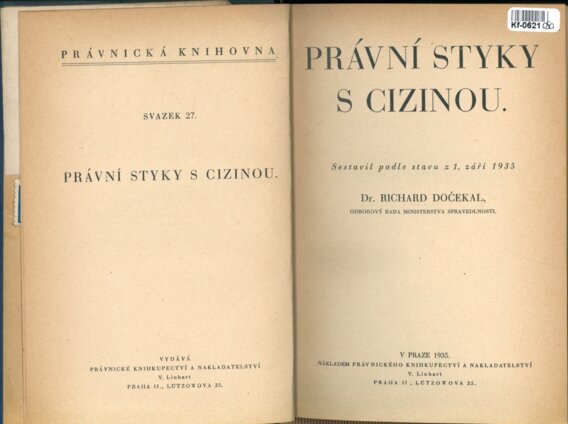 Právní styky s cizinou