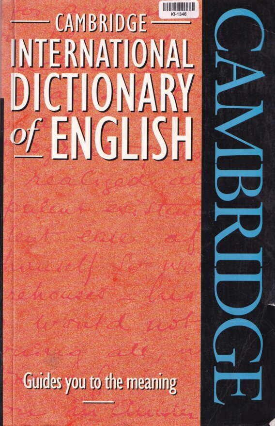 Cambridge International Dictionary of English