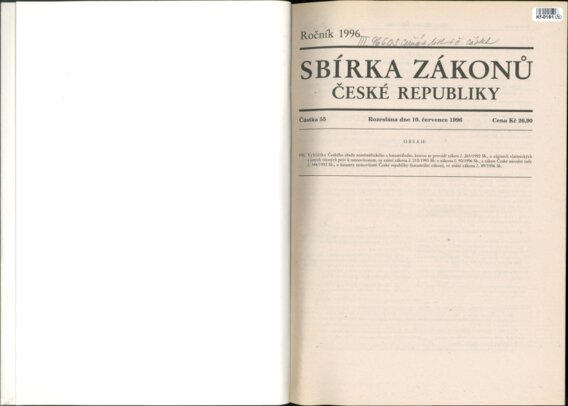 Sbírka zákonů České republiky