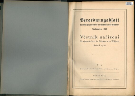 Věstník nařízení