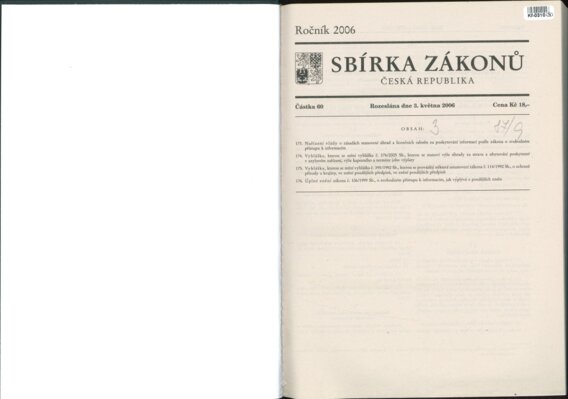 Sbírka zákonů Česká republika