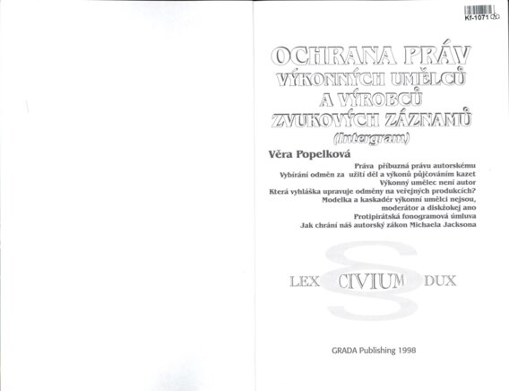 Ochrana práv výkonných umělců a výrobců zvukových záznamů