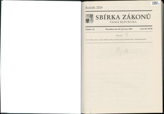 Sbírka zákonů Česká republika