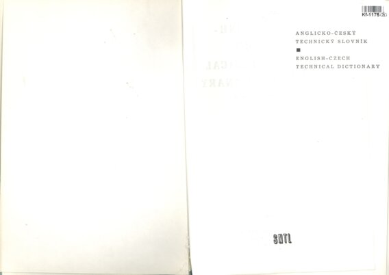 Anglicko - Český technický slovník