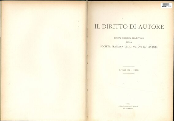 Il Diritto di Autore