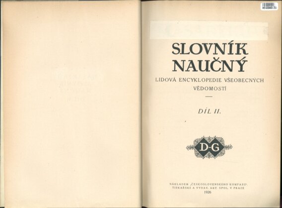 Masarykův slovník naučný II.