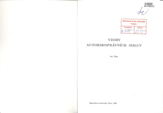 Vzory autorských smluv