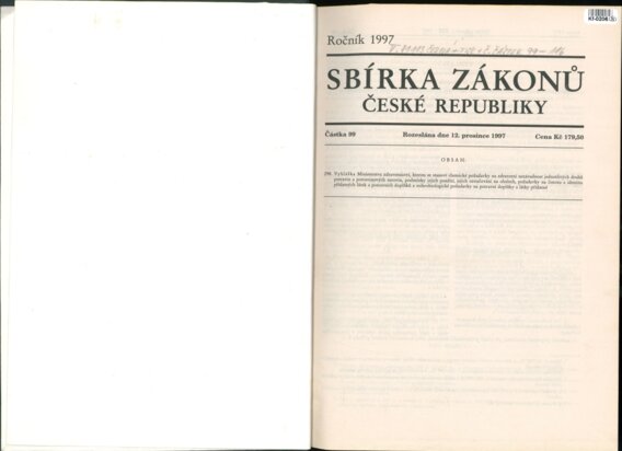 Sbírka zákonů České republiky V.