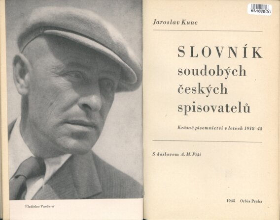 Slovník soudobých českých spisovatelů - Krásné písemnictví v letech 1918 - 45
