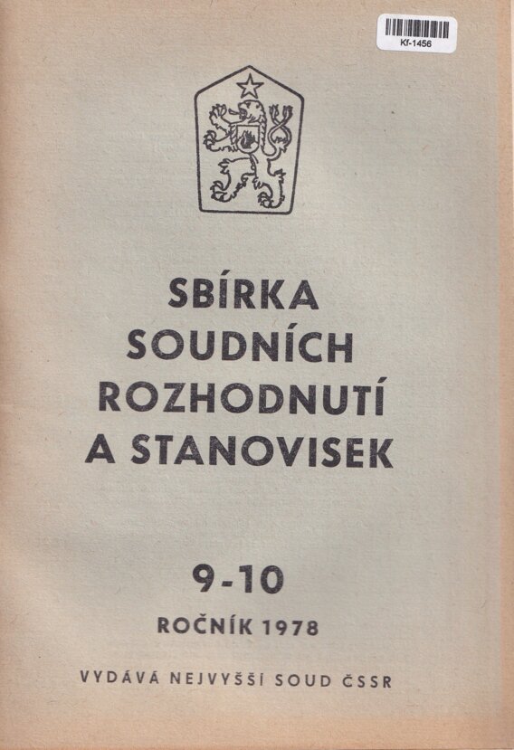 Sbírka soudních rozhodnutí a stanovisek