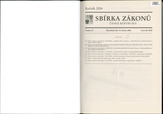 Sbírka zákonů Česká republika