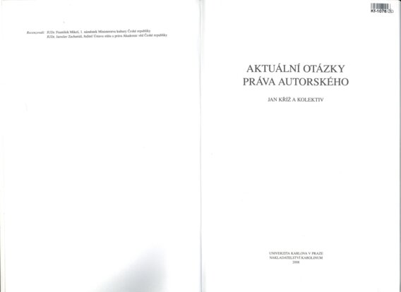 Aktuální otázky práva autorského