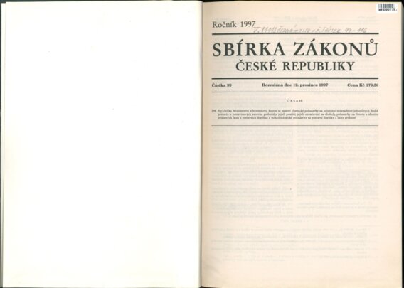 Sbírka zákonů České republiky