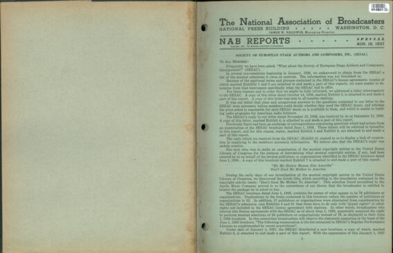 SOCIETY OF EUROPEAN STAGE AUTHORS AND COMPOSERS