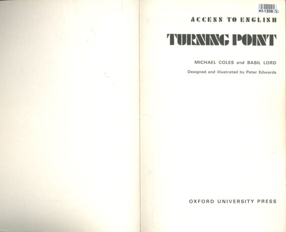 Access to english - Turning point