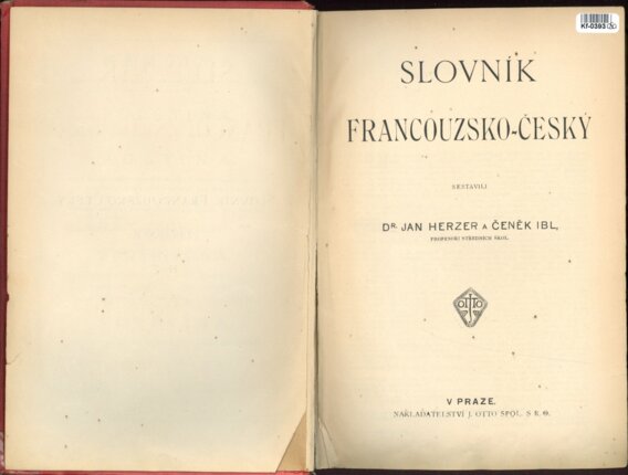 Slovník Francouzsko - Český