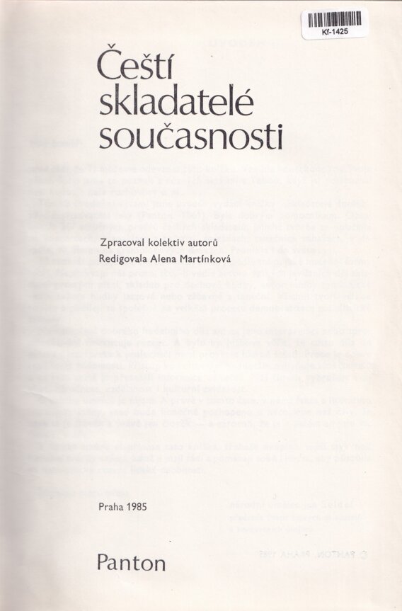 Čeští skladatelé současnosti