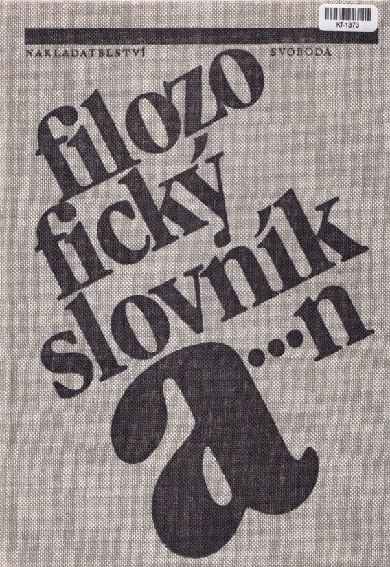 Filozofický slovník A...N