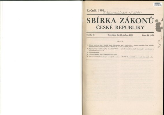 Sbírka zákonů České republiky