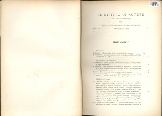 Il Diritto di Autore