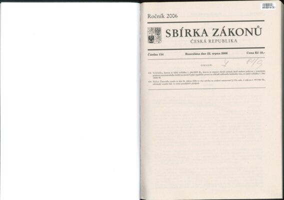 Sbírka zákonů Česká republika