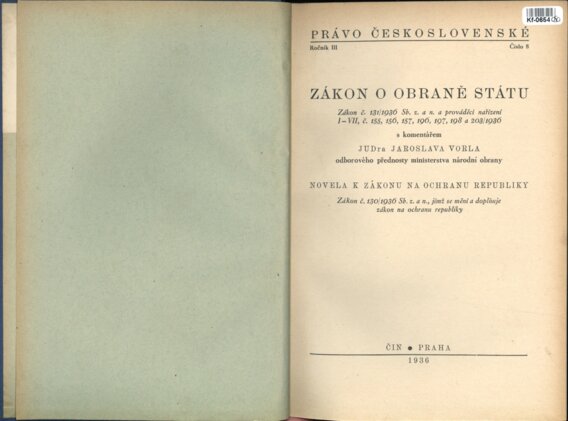 Zákon o obraně státu