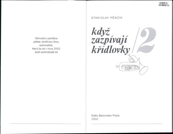 Když zazpívají křídlovky