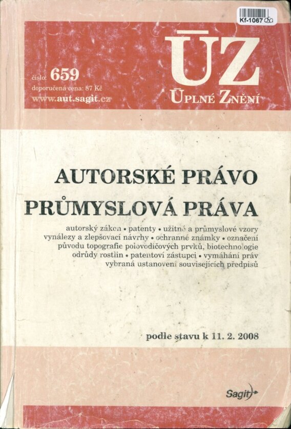 Úplné znění č. 659 - Autorské právo, průmyslová práva