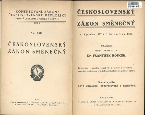 Československý zákon směnečný