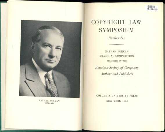 Copyright law symposium - Number six