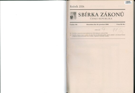 Sbírka zákonů Česká republika