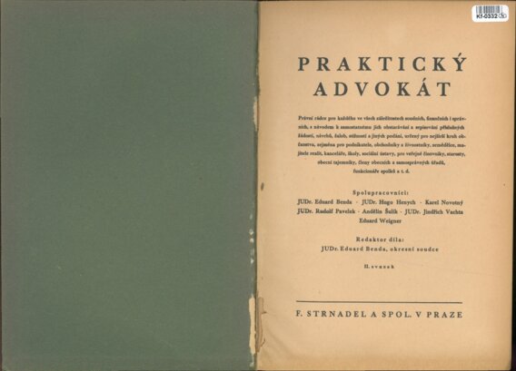 Praktický advokát II.