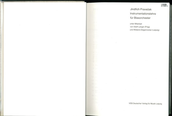 Instrumentationslehre für Blasorchester