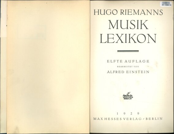 Musik Lexikon