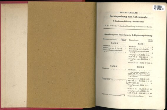 Rechtsprechung zum Urheberrecht