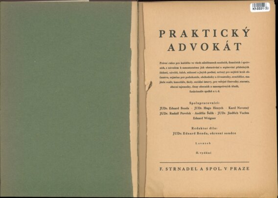 Praktický advokát I.