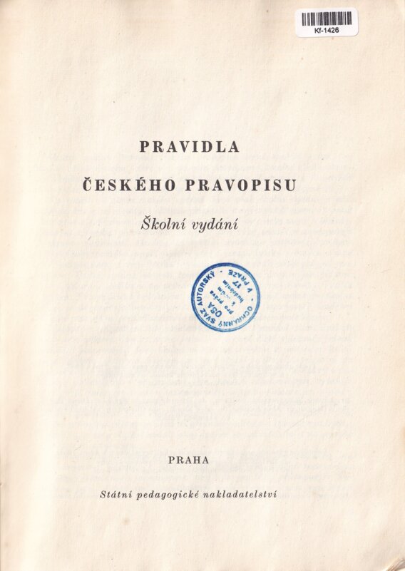 Pravidla českého pravopisu