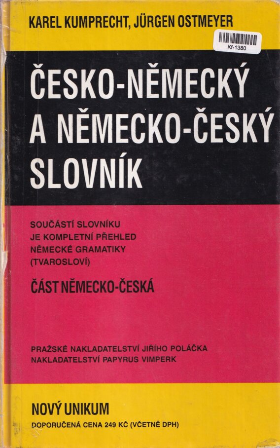 Česko-německý a německo-český slovník