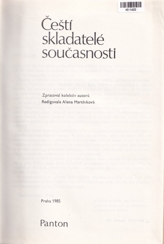 Čeští skladatelé současnosti