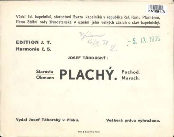 Starosta Plachý pochod