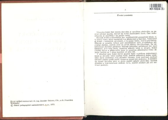 Německo - Český kapesní slovník