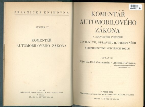 Komentář automobilového zákona