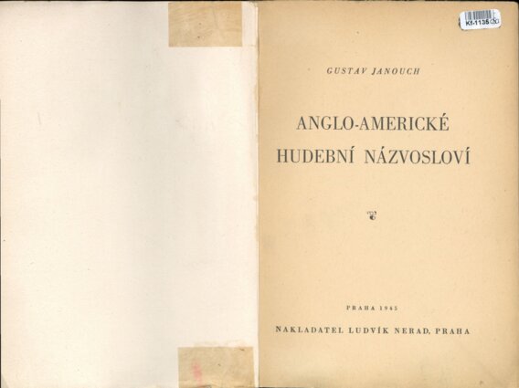 Anglo-Americké hudební názvosloví