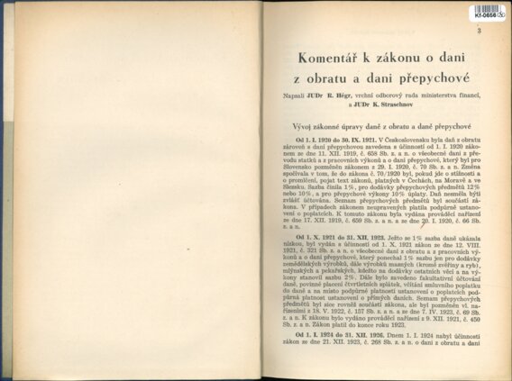 Komentář k zákonu o dani z obratu a dani přepychové