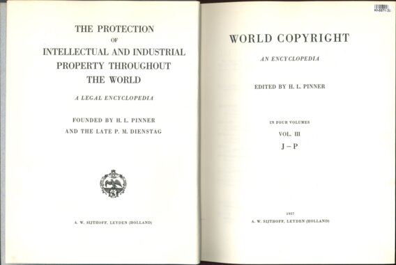 The protection of intellectual and industrial property throughout the world III.