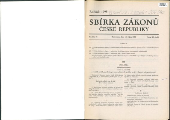 Sbírka zákonů České republiky