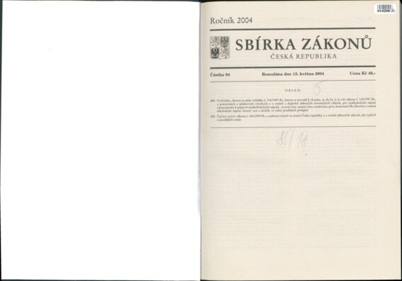 Sbírka zákonů Česká republika