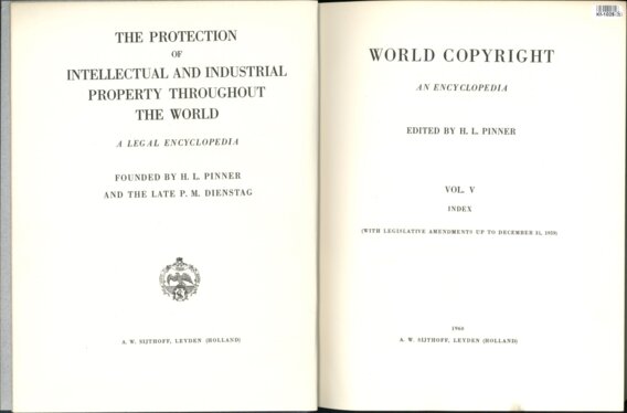The protection of intellectual and industrial property throughout the world