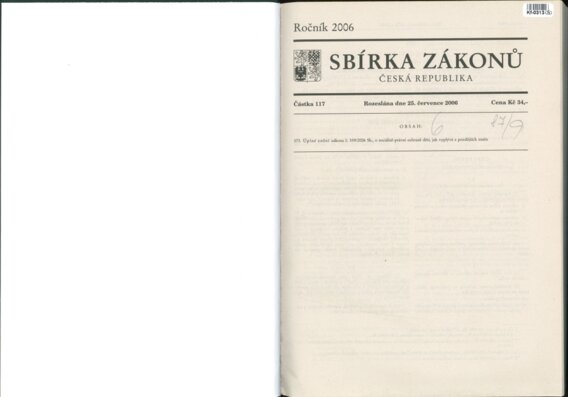 Sbírka zákonů Česká republika