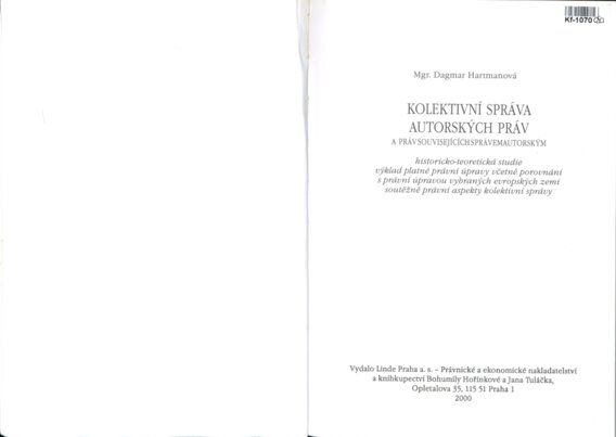 Kolektivní správa autorských práv a práv souvisejících s právem autorským